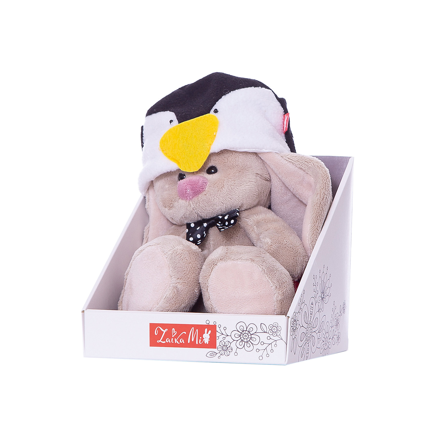 фото Мягкая игрушка Budi Basa Зайка Ми в шапке пингвина, 15 см