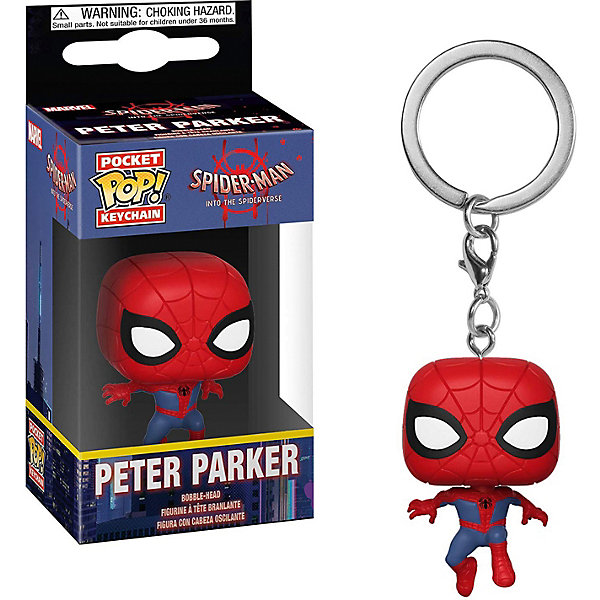 

Брелок Funko Pocket POP! Keychain: Marvel "Человек-паук" Человек-паук, 34446-PDQ, Разноцветный