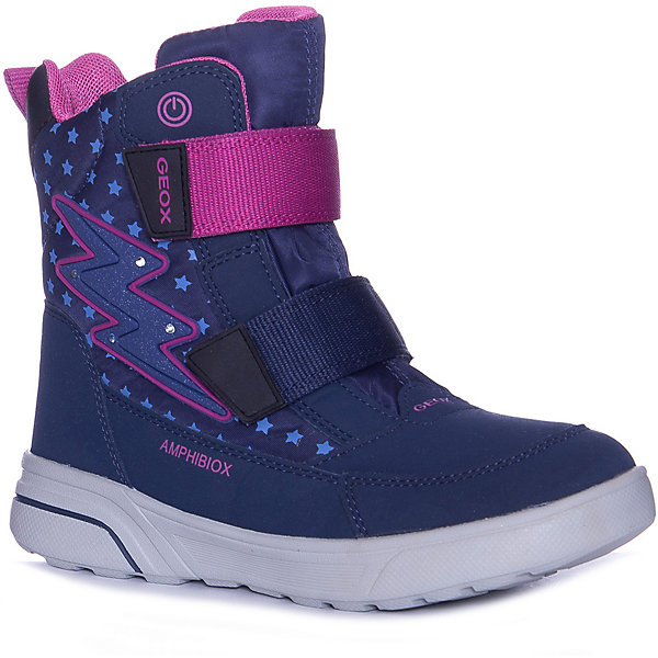 

Сапоги GEOX для девочки, Blau/lila