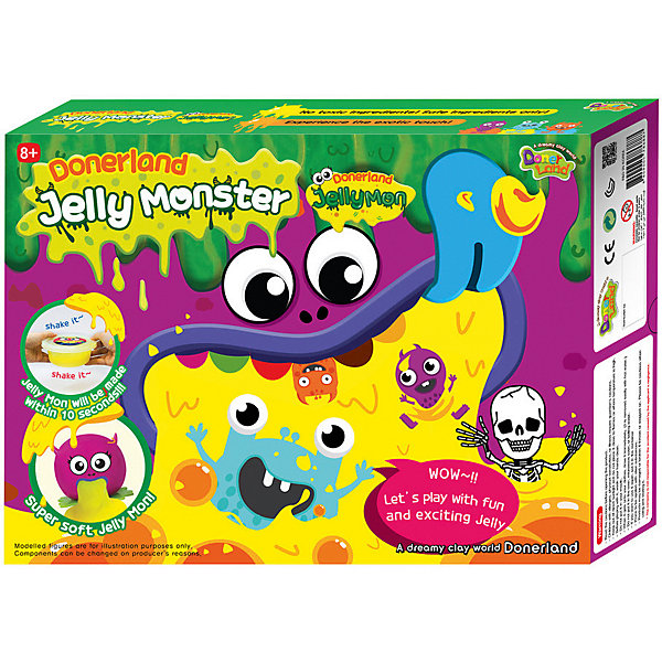 

Набор для создания жвачки для рук Donerland "Jelly Monster" S-Jellymon