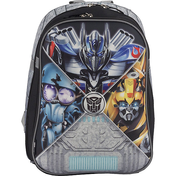

Рюкзак школьный Академия групп "Transformers" Prime, Серый