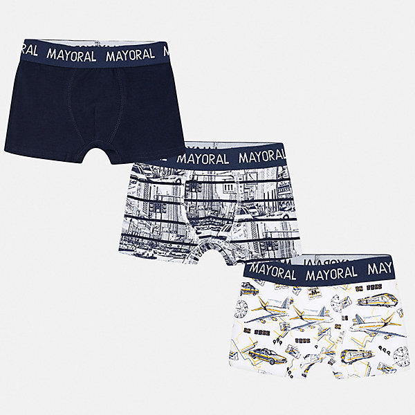 

Трусы 3 шт. Mayoral для мальчика, Синий