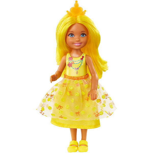 

Мини-кукла Barbie "Dreamtopia" Принцесса Челси с жёлтыми волосами, 14 см