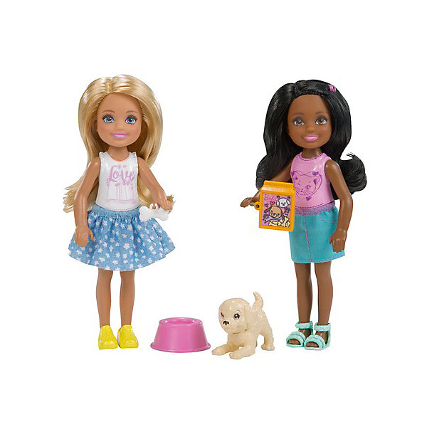 

Набор кукол Barbie Челси с питомцем