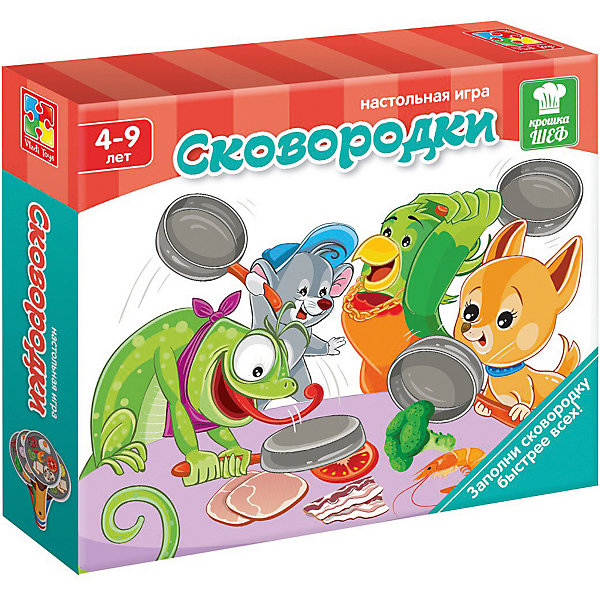 

Настольная игра Vladi Toys "Крошка Шеф" Сковородки