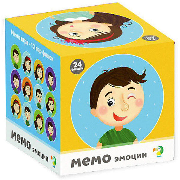 

Настольная игра-мемо Dodo "Эмоции", 24 фишки