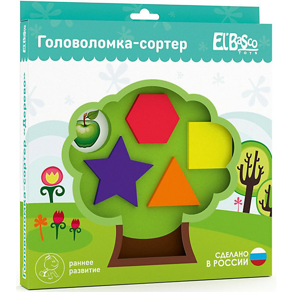 

Головоломка-сортер El`Basco Toys "Дерево, Головоломка-сортер El`Basco Toys "Дерево"