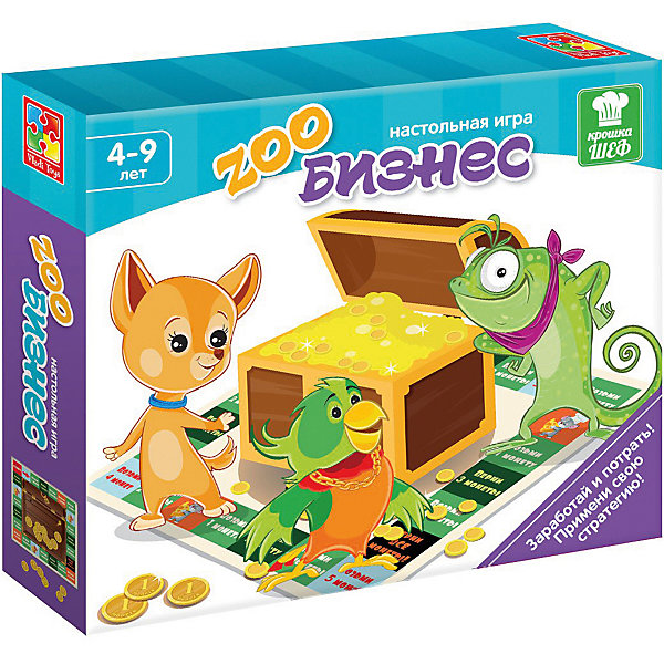

Настольная игра Vladi Toys "Крошка Шеф" Зообизнес