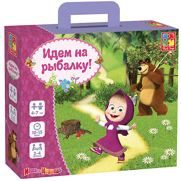 фото Настольная игра Vladi Toys "Маша и Медведь" Идем на рыбалку!