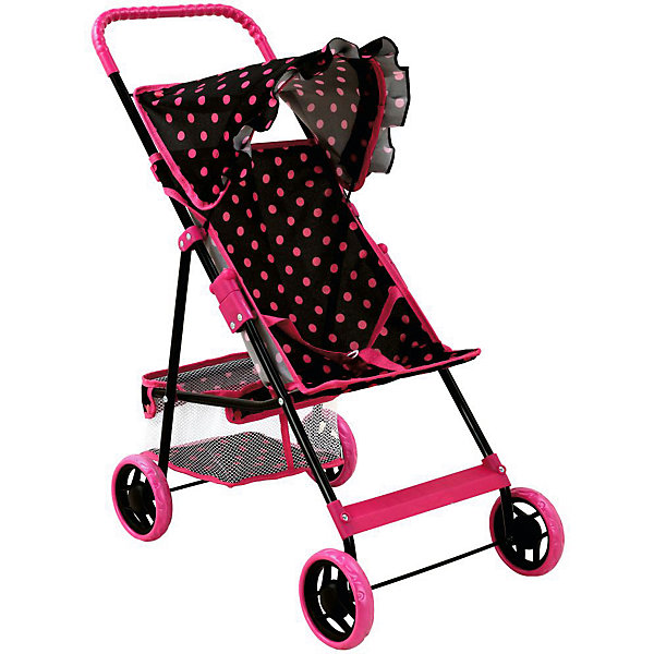 

Коляска для кукол Buggy Boom Mixy с аксессуарами, разноцветная, Розовый