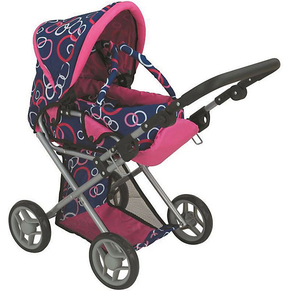 

Коляска для кукол Buggy Boom Infinia трансформер, синяя, Синий