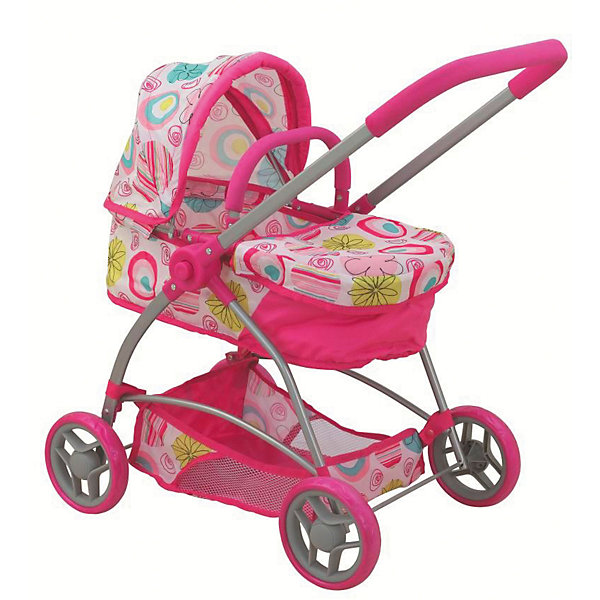 

Коляска для кукол Buggy Boom Amidea трансформер, бело-розовая, Белый, Коляска для кукол Buggy Boom Amidea трансформер, бело-розовая