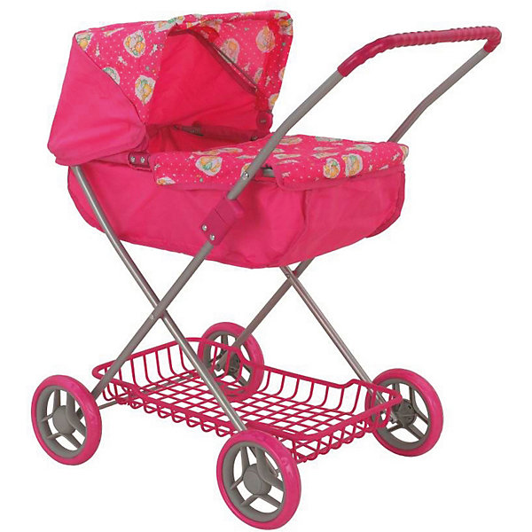 

Коляска для кукол Buggy Boom Mixy классическая, малиновая, Розовый