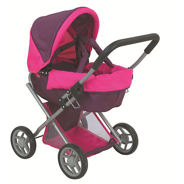 

Коляска для кукол Buggy Boom Infinia трансформер, малиново-фиолетовая, Фиолетовый