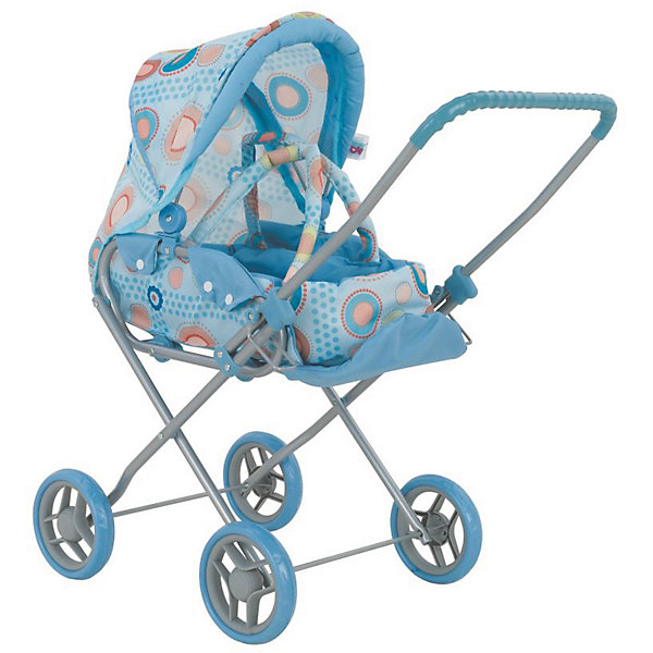 

Коляска для кукол Buggy Boom Mixy трансформер, голубая, Голубой