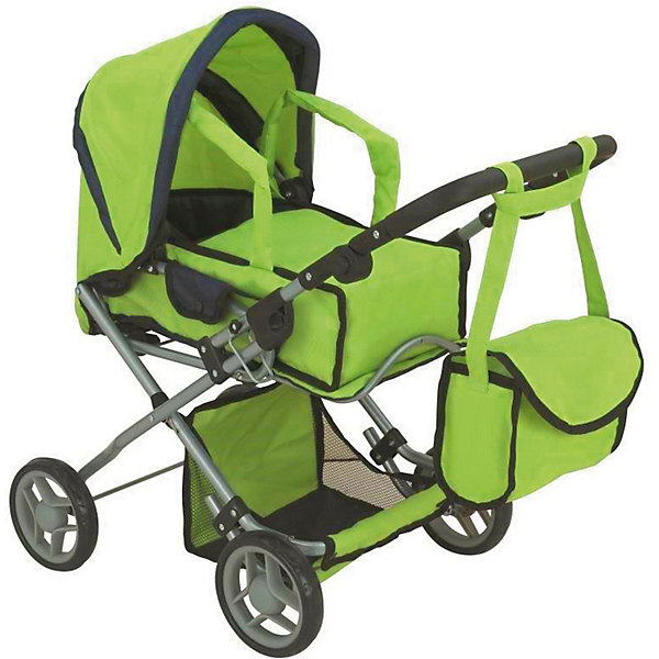 

Коляска для кукол Buggy Boom "Infinia" трансформер, салатовая, Светло-зеленый