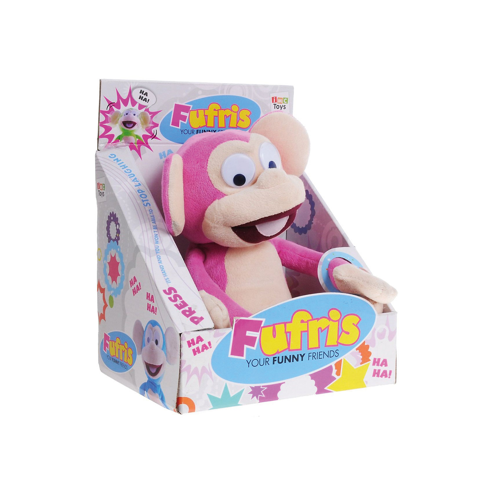 фото Интерактивная игрушка IMC Toys "Обезьянка Fufris", розовая