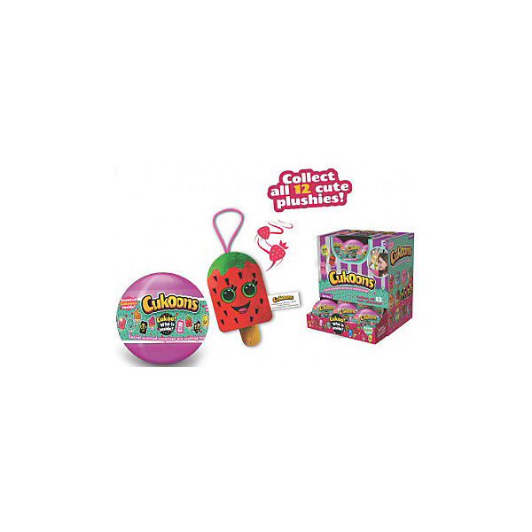 фото Мягкая игрушка ABtoys Cukoons "Десерты" в шарах, 7 см