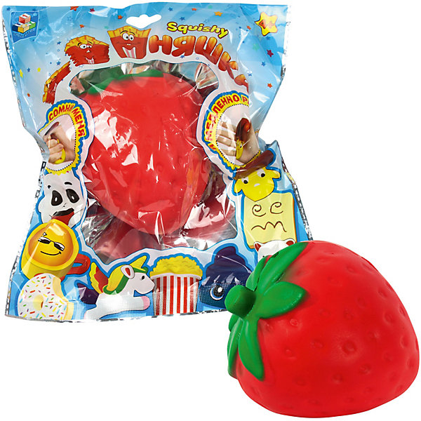 

Игрушка-антистресс Мммняшка "Клубника", Разноцветный