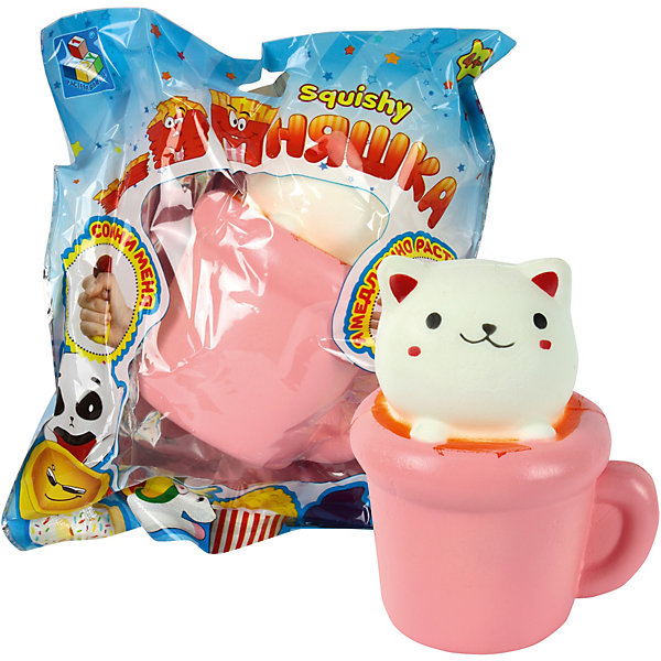 

Игрушка-антистресс Мммняшка "Кошка в чашке", Разноцветный