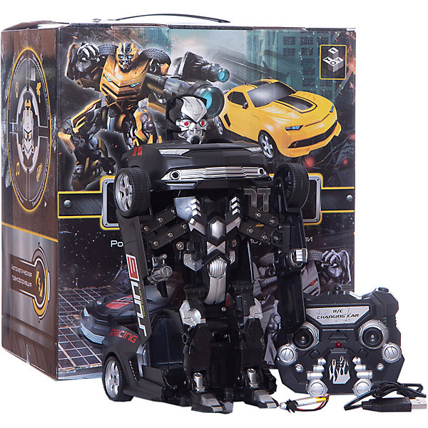 

Робот-трансформер на р/у 1Toy, чёрный, Черный, Робот-трансформер на р/у 1Toy, чёрный