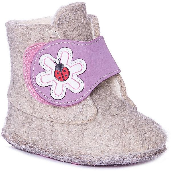 

Пинетки Котофей для девочки, Серый