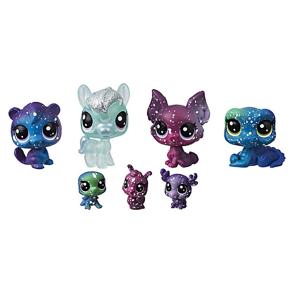 

Набор фигурок Little Pet Shop "Космические петы" Друзья Луны, 7 шт