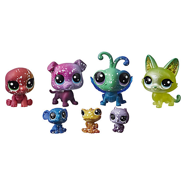 

Набор фигурок Little Pet Shop "Космические петы" Друзья Марса, 7 шт