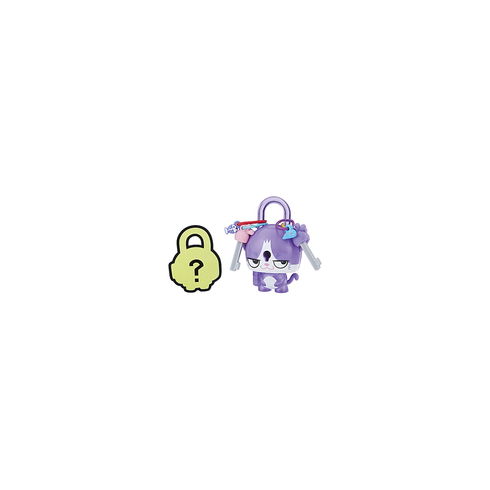 фото Замочки с секретом lock stars, фиолетовый кот hasbro