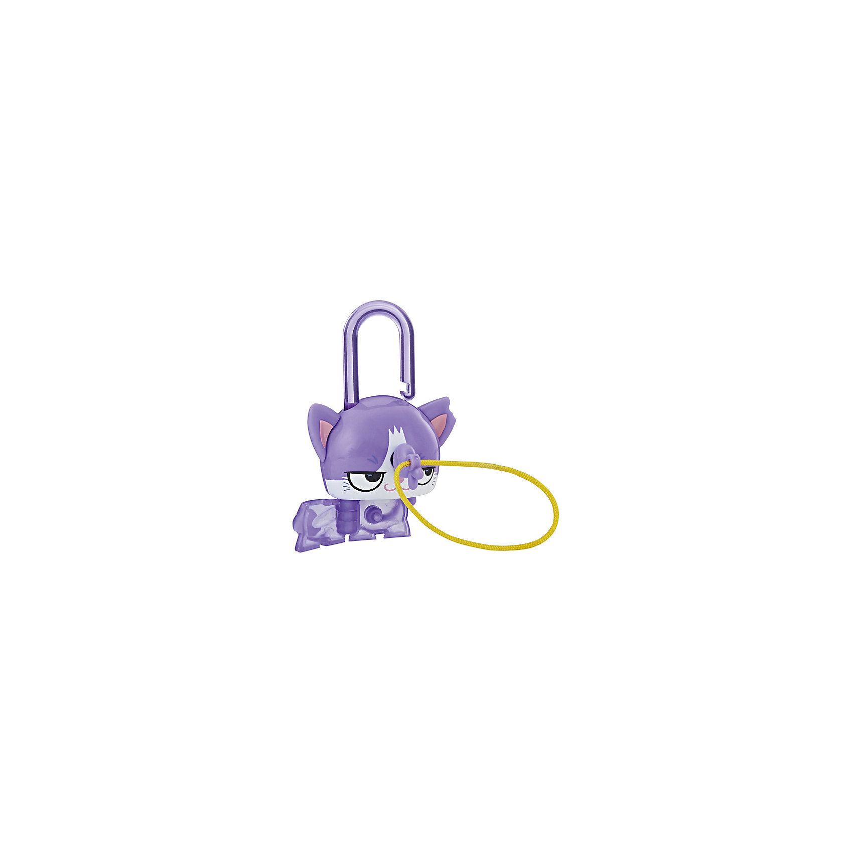 фото Замочки с секретом lock stars, фиолетовый кот hasbro