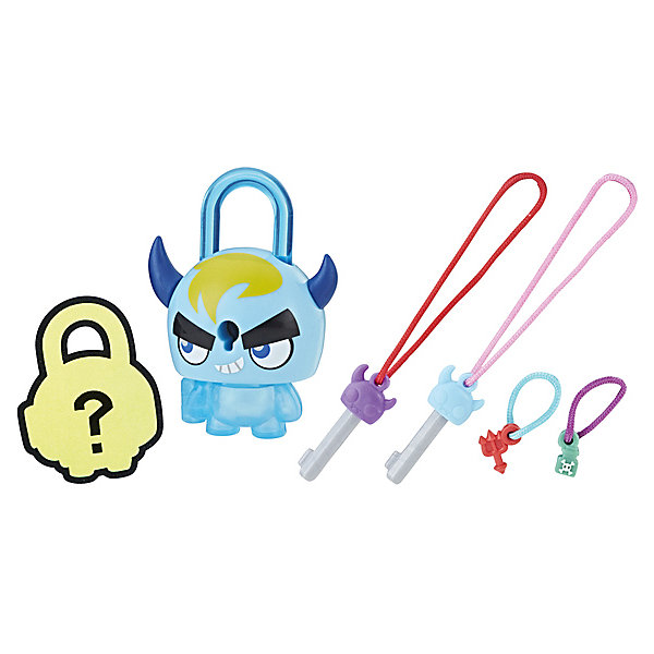 

Замочки с секретом Lock Stars, Синий рогатый монстр