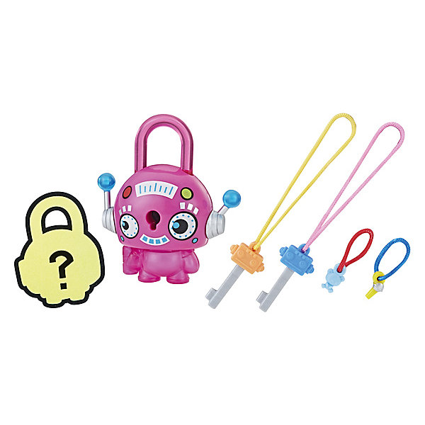 

Замочки с секретом Lock Stars, Розовый круглый робот