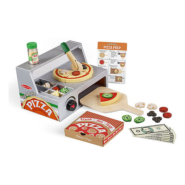

Игровой набор Melissa&Doug «Пиццерия», Разноцветный, Игровой набор Melissa&Doug «Пиццерия»