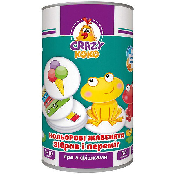 

Настольная игра Vladi Toys "Цветные лягушата, Настольная игра Vladi Toys "Цветные лягушата"