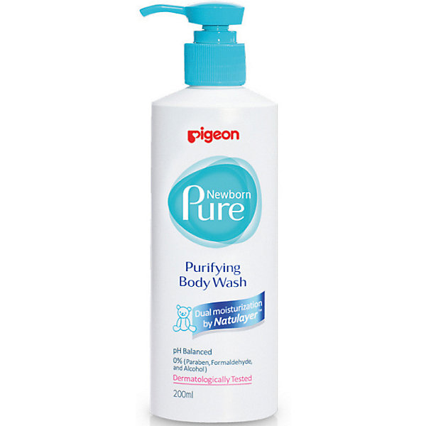 

Гель Pigeon для купания Newborn Pure Purifying Body Wash c 0 мес., 200 мл.