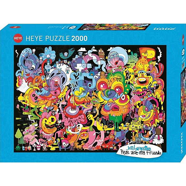 

Пазлы HEYE "Новые монстры", 2000 деталей