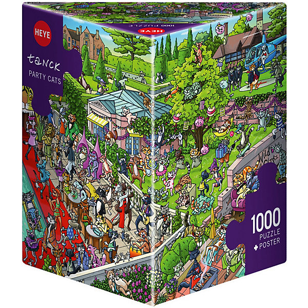 

Пазлы HEYE "Кошачья вечеринка", 1000 деталей