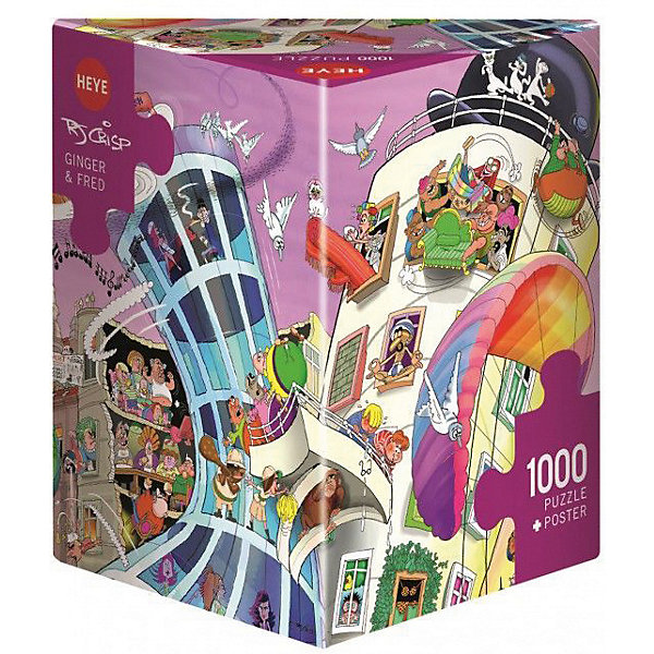 

Пазлы HEYE "Джинджер и Фред", 1000 деталей