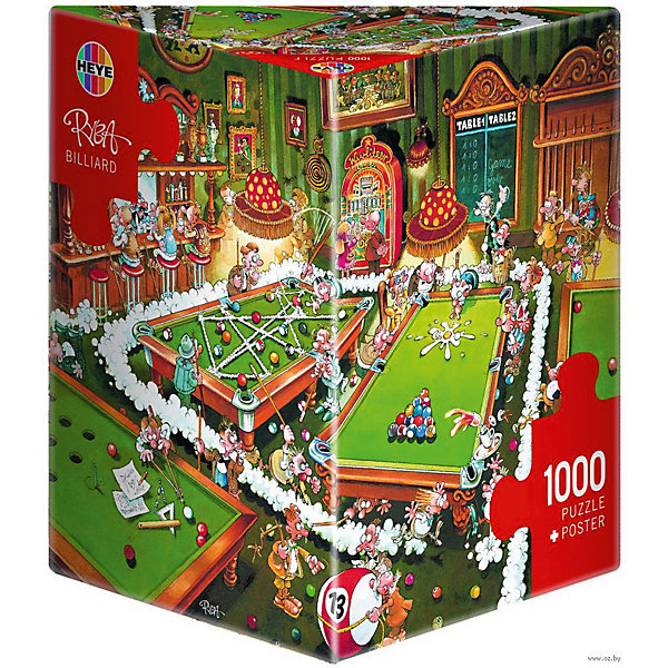 

Пазлы HEYE "Биллиард", 1000 деталей
