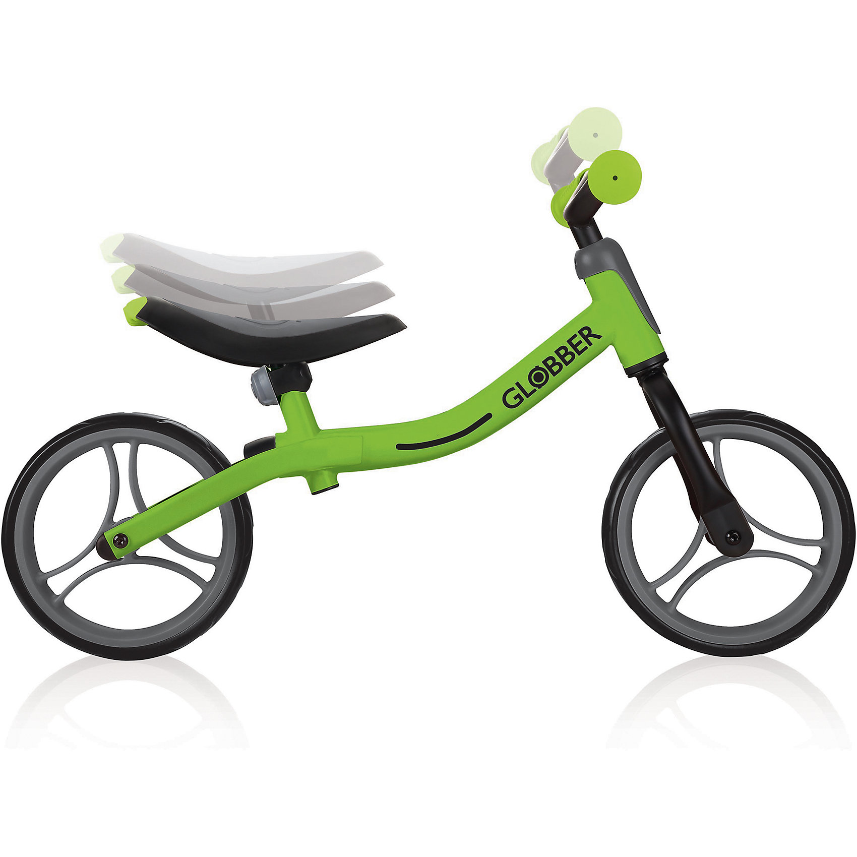 фото Беговел globber go bike, зеленый