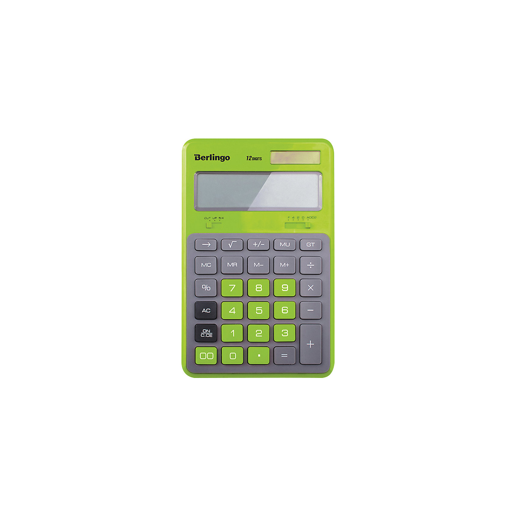 фото Настольный калькулятор berlingo "hyper", зеленый