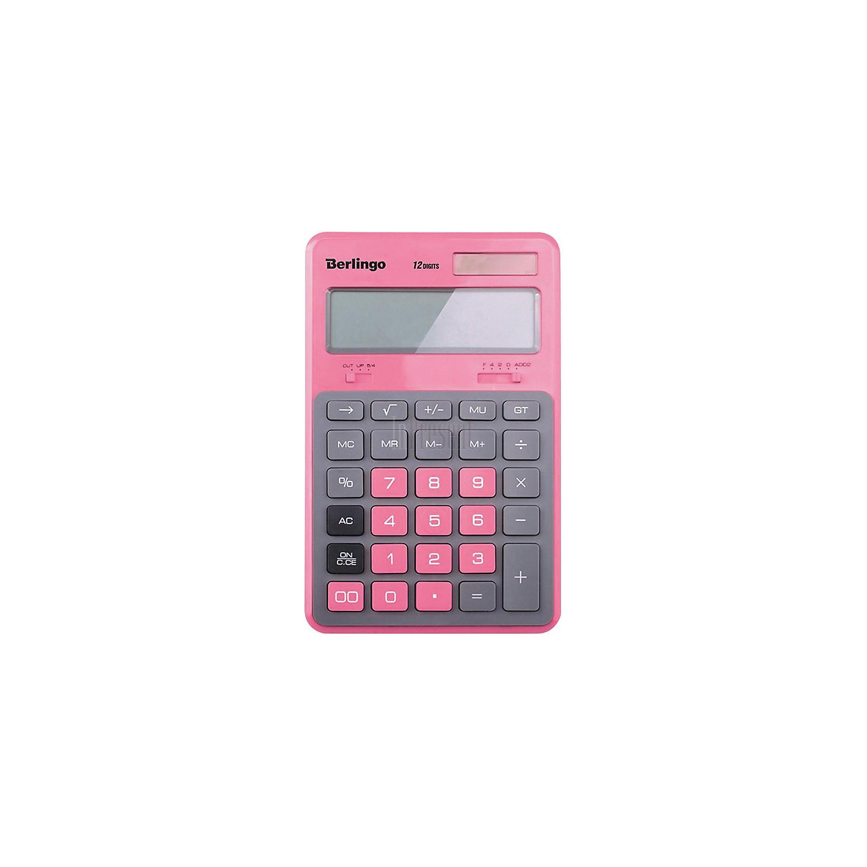 фото Настольный калькулятор Berlingo "Hyper", розовый