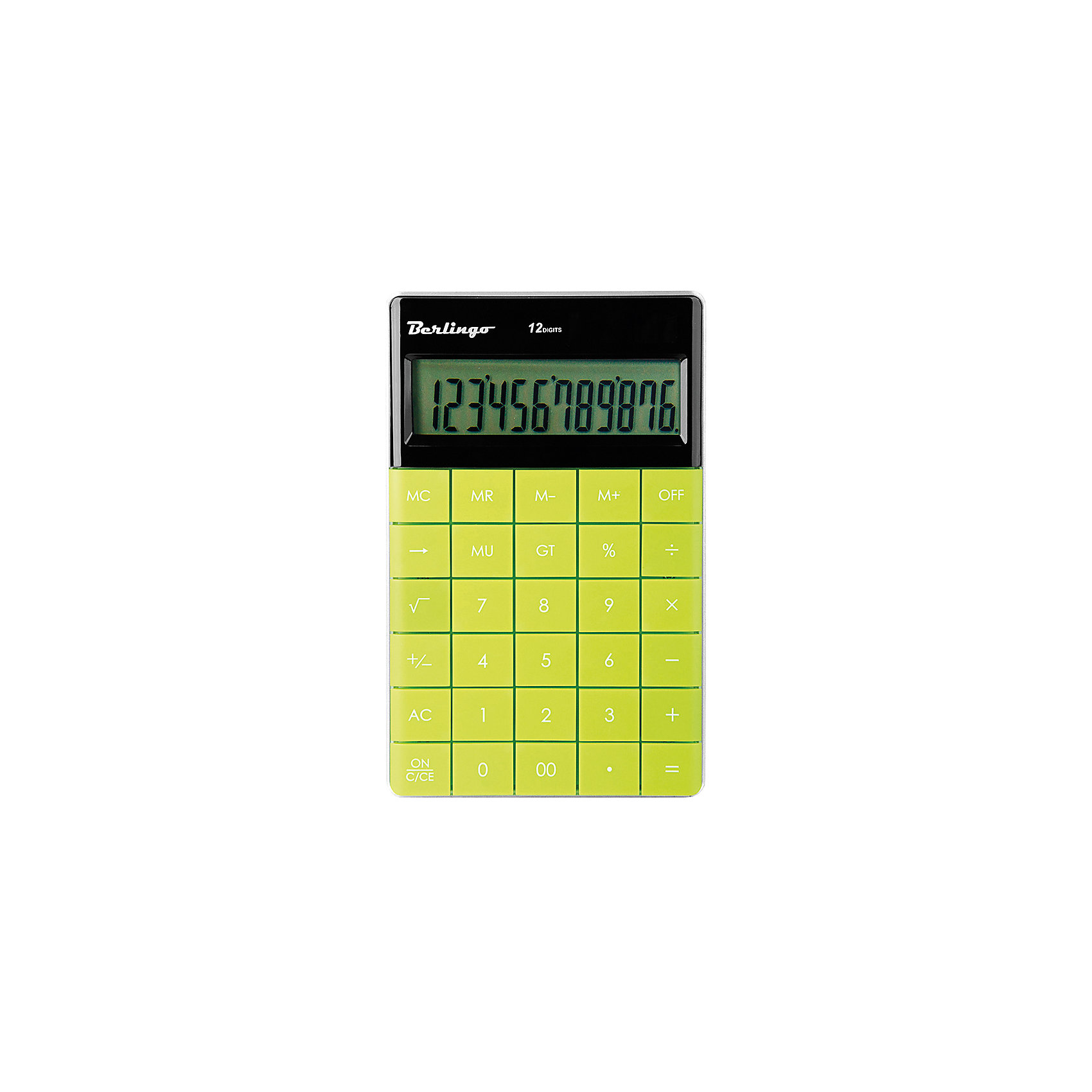 фото Настольный калькулятор Berlingo, зеленый