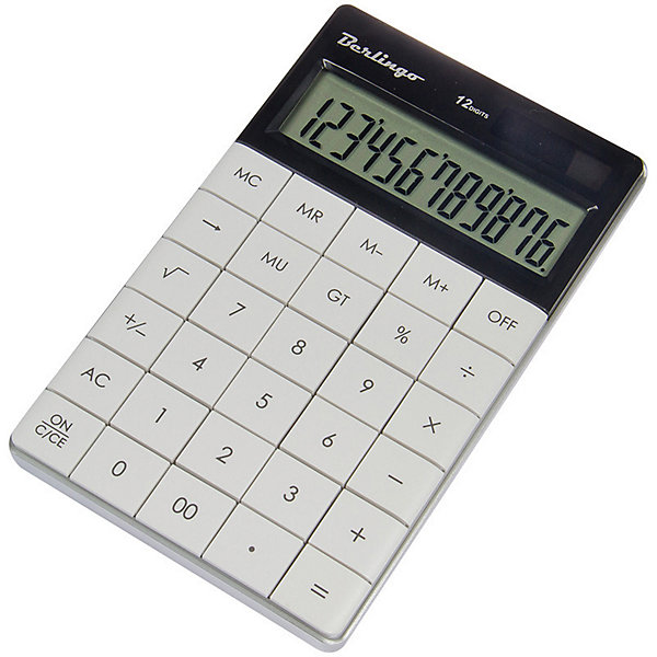 фото Настольный калькулятор Berlingo, белый