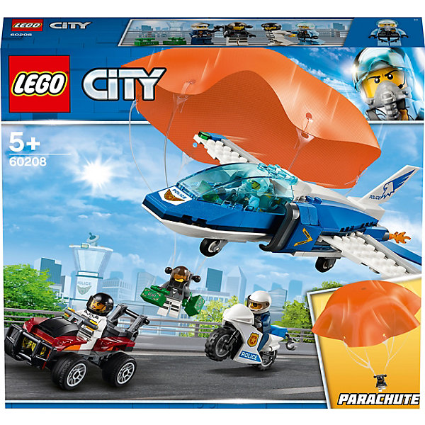 

Конструктор LEGO City Police 60208: Воздушная полиция: арест парашютиста