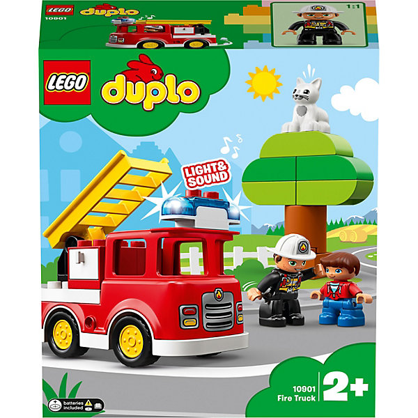 

Конструктор LEGO Duplo "Пожарная машина", арт 10901, Разноцветный