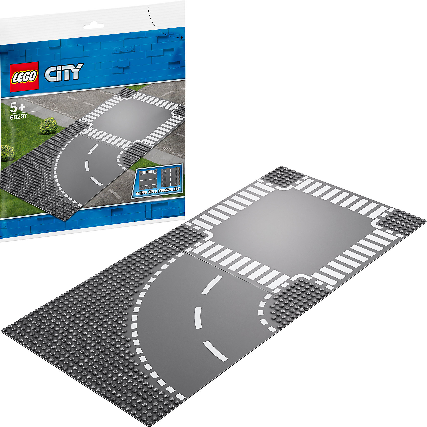 

Конструктор LEGO City Supplementary 60237: Поворот и перекрёсток