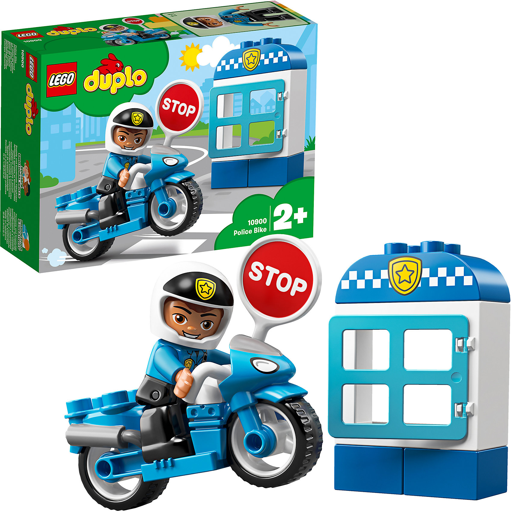 

Конструктор LEGO DUPLO Town 10900: Полицейский мотоцикл