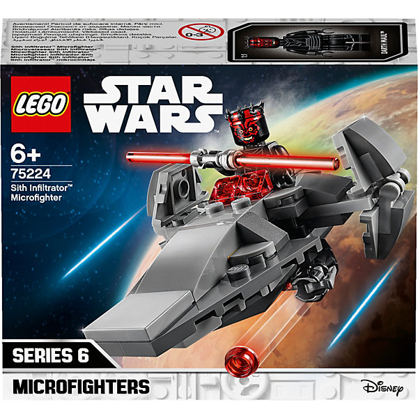 

Конструктор LEGO Star Wars 75224: Микрофайтеры: Корабль-лазутчик ситхов