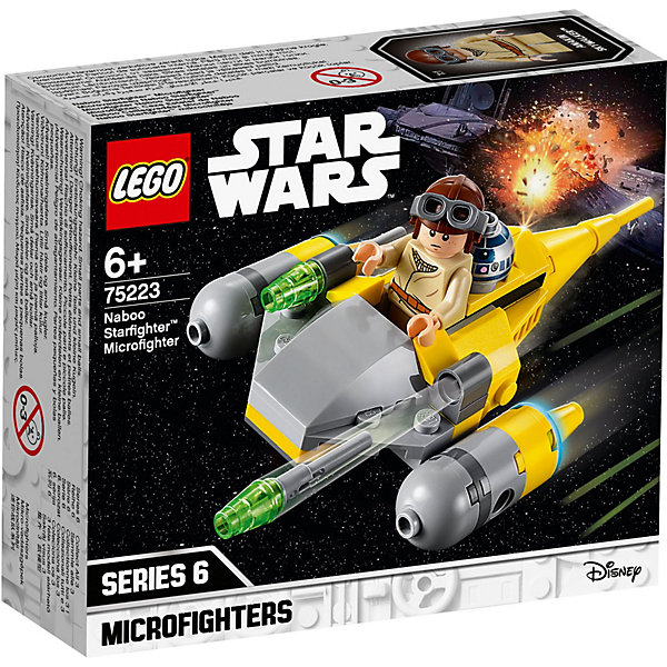 

Конструктор LEGO Star Wars 75223: Микрофайтеры: Истребитель с планеты Набу